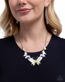 Paparazzi Floating Feature- Yellow Necklace
