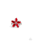 Paparazzi Floral Fabrication- Red Ring