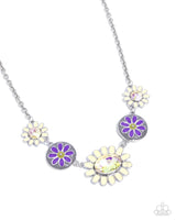 Paparazzi Floral Facade - Yellow Necklace