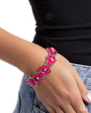 Paparazzi Floral Facility- Pink Bracelet
