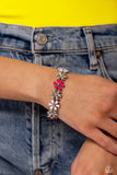 Paparazzi Floral Fair - Pink Bracelet