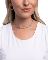 Paparazzi Floral Falsetto - Multi Chocker Necklace