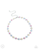 Paparazzi Floral Falsetto - White Necklace
