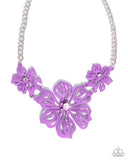 Paparazzi Floral Fandom- Purple Necklace