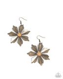 Paparazzi Floral Fascination- Brass Earrings