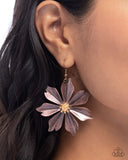 Paparazzi Floral Fascination- Copper Earrings