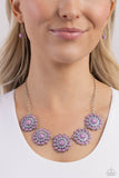 Paparazzi Floral Fervor - Purple Necklace