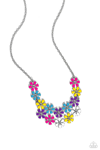 Paparazzi Floral Fever - Multi Flowers Necklace