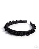 Paparazzi Floral Film- Black HeadBand