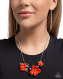 Paparazzi Floral Forecast- Red Necklace