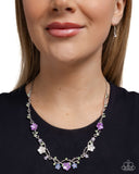 Paparazzi Floral Free Time - Purple Necklace