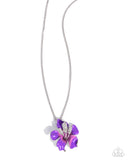 Paparazzi Floral Front- Purple Necklace