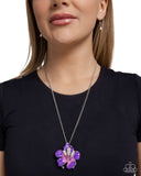 Paparazzi Floral Front- Purple Necklace