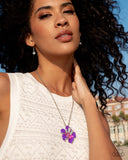 Paparazzi Floral Front- Purple Necklace