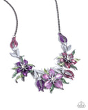Paparazzi Floral Protocol- Purple Necklace