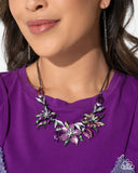 Paparazzi Floral Protocol- Purple Necklace