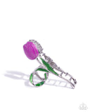 Paparazzi Floriculture Fever- Purple Hair Clip