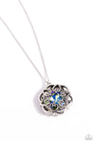 Paparazzi Flowering Fantasy - Green UV Gems Necklace
