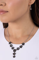 Paparazzi Flowering Feature - Black Necklace