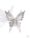 Paparazzi Flutter Following- White Hair Accessory