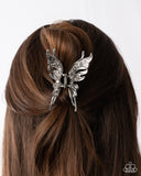 Paparazzi Flutter Following- White Hair Accessory