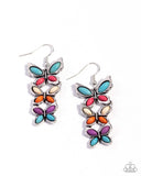 Paparazzi Fluttering Fantasy- Multi Earrings