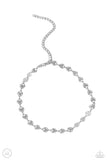 Paparazzi Fluttering Festival - Silver Butterfly Chocker Necklace