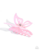 Paparazzi Fluttering Fleet- Pink Hair Accessory