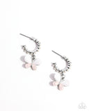 Paparazzi Fly to Your Heart- Pink Earrings