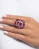 Paparazzi Follow Suit- Pink Ring