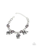 Paparazzi Follow the Herd- Silver Bracelet