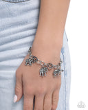 Paparazzi Follow the Herd- Silver Bracelet