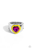 Paparazzi Fond Regard - Yellow Heart Ring