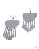 Paparazzi Fondly Fierce- Black Earrings
