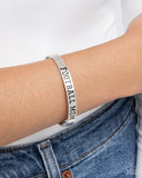 Paparazzi Football Mom- Silver Bracelet