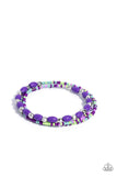 Paparazzi For WOOD Measure - Purple Bracelet