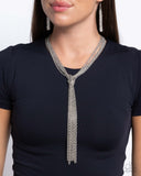 Paparazzi Fortunate Freedom- Silver Necklace