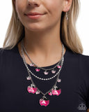 Paparazzi Forward Fashion- Pink Necklace