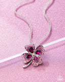 Paparazzi Four Leaf Fashion- Pink