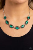 Paparazzi Framed in France - Green Necklace