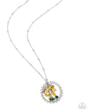 Paparazzi Framing Florals- Yellow Necklace
