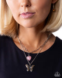 Paparazzi Freeing Fairy Tale- Pink Necklace