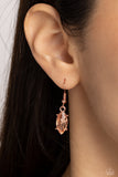 Paparazzi Frosted Florescence - Copper Marquise Cut Necklace
