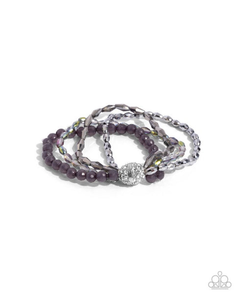 Paparazzi Beaded Boundary- Silver Bracelet