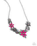 Paparazzi GARDEN My Sparkle- Pink Necklace