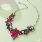 Paparazzi GARDEN My Sparkle- Pink Necklace