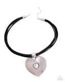Paparazzi Galentines Day- Black Necklace
