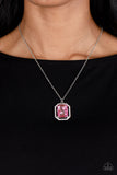 Paparazzi Galloping Gala - Pink Gem Necklace