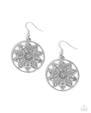Paparazzi Garden Allure - Silver Earrings