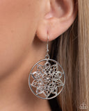 Paparazzi Garden Allure - Silver Earrings